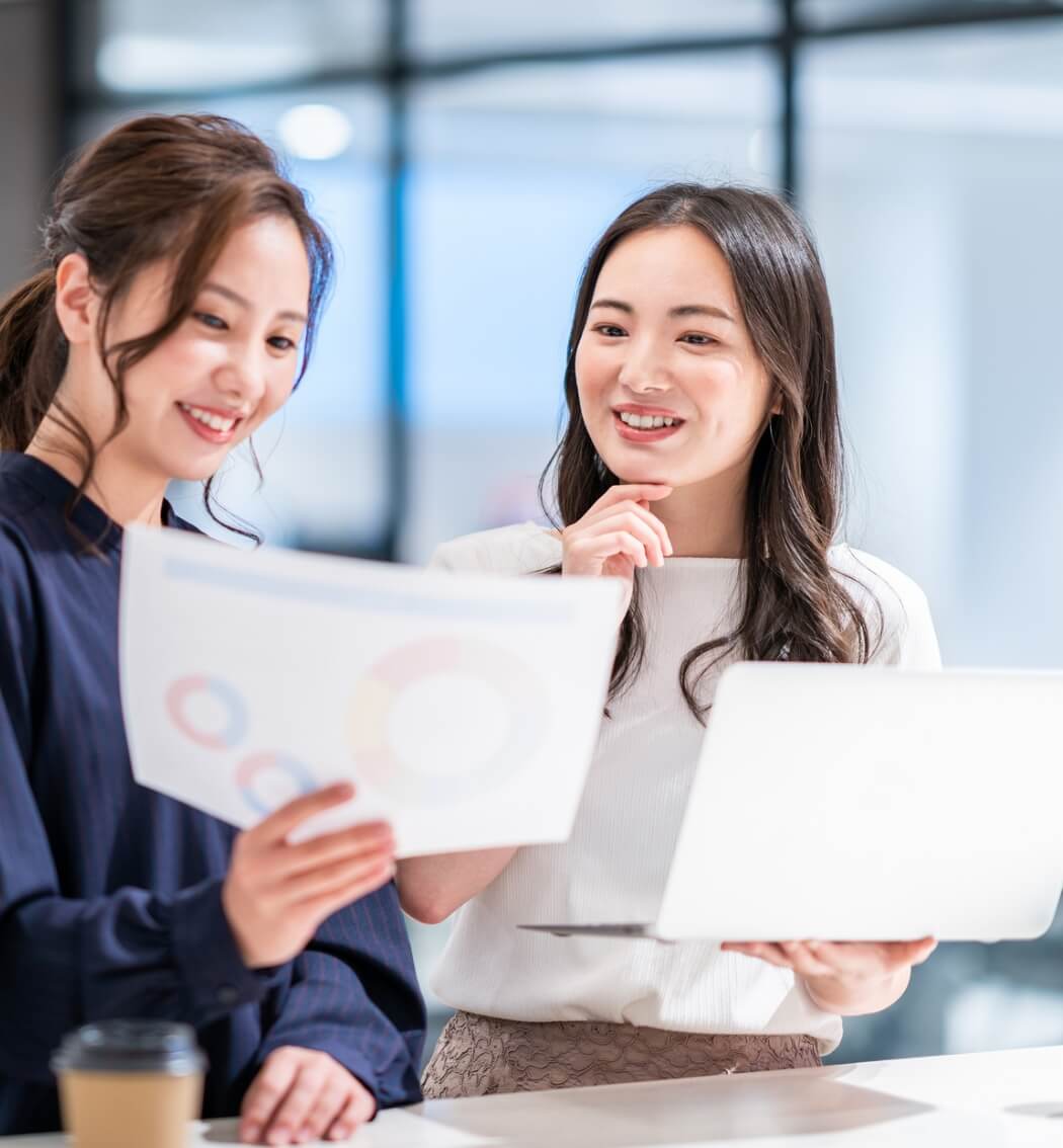 出店後も業績向上をサポートします